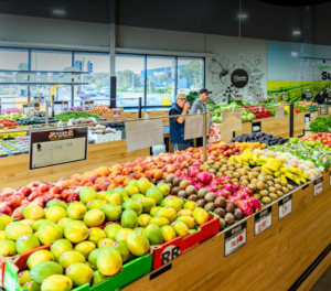 fresh fruits and vegetables