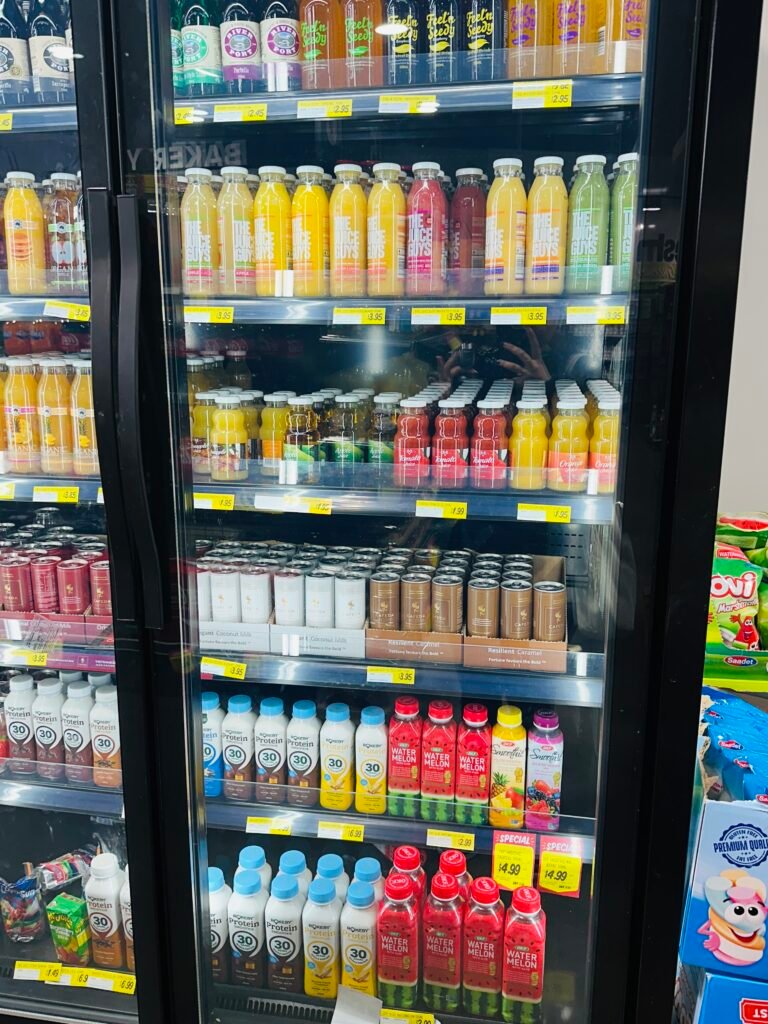 seasonal fruit - watermelon , mangos , coconut water