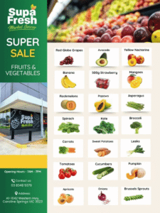 Top Seasonal Fruits and Veggies