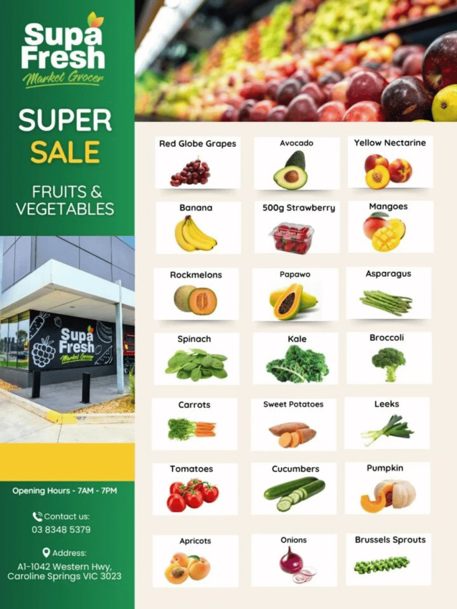 Top Seasonal Fruits and Veggies You Must Try This Month in Caroline Springs