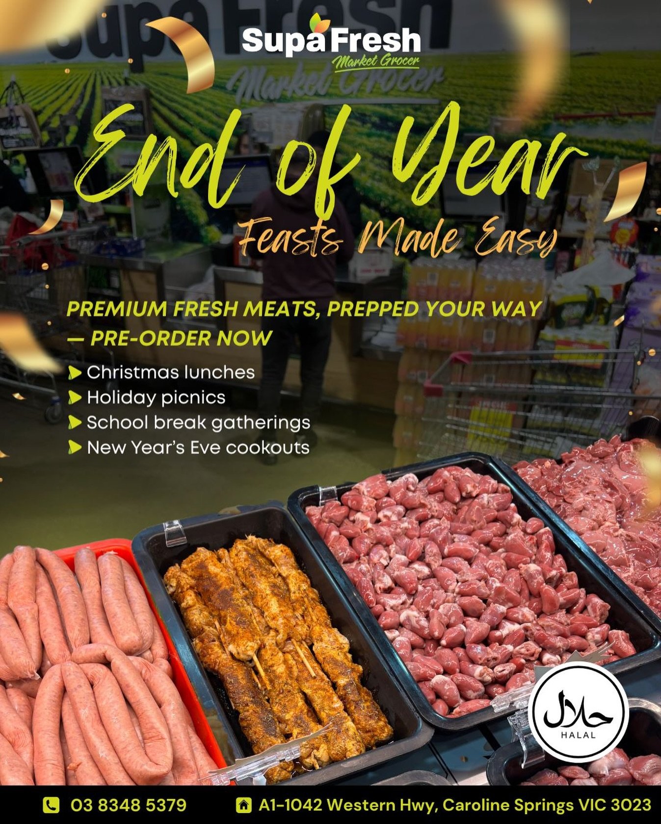 Christmas lunches, holiday